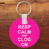 はっきりした保落ち着いて着く キーホルダー (正面)