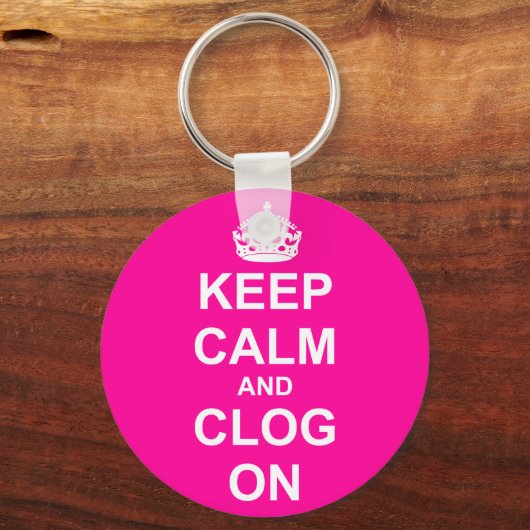 はっきりした保落ち着いて着く キーホルダー (正面)