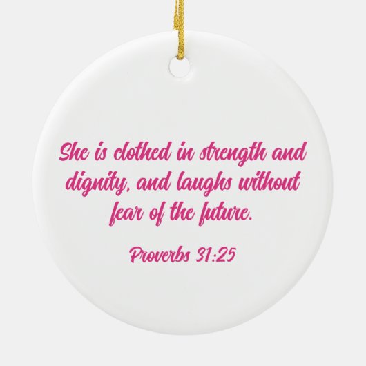 はっきりした信感動的祭 セラミックオーナメント (裏面)