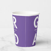 はっきりした卒業式 紙コップ (右)