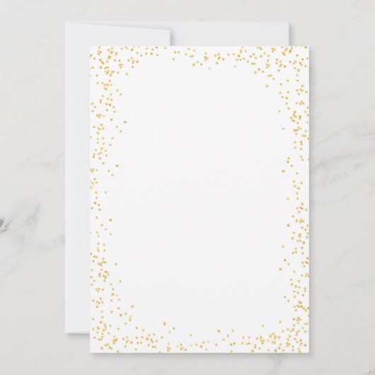 はっきりした卒業発表の写真カード 案内状 (裏面)