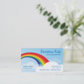 はっきりした名刺::おもしろい虹1L 名刺 (スタンド正面)