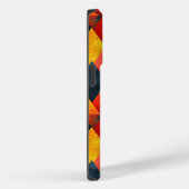 はっきりした名前をカスタムするとフレーズを使用した幾何学的な炎 Case-Mate iPhoneケース (裏面 / 右)