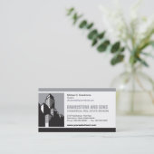 はっきりした商実在事の名刺 名刺 (スタンド正面)