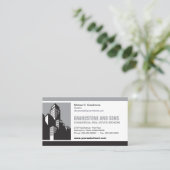 はっきりした商実在事の名刺 名刺 (スタンド正面)