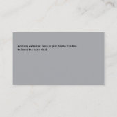 はっきりした商実在事の名刺 名刺 (裏面)