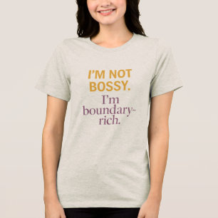 はっきりした境界勇気を出せ トライブレンドTシャツ
