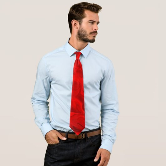 はっきりした大理石スワール赤 ネクタイ