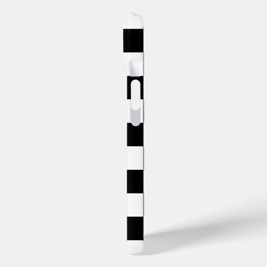 はっきりした市松模様に白黒 Case-Mate iPhoneケース (裏面 / 左)