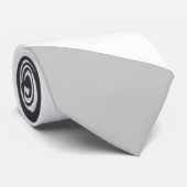 はっきりした幾何学モノクロ抽象芸術アート ネクタイ (ロール)
