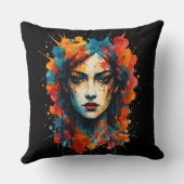 はっきりした式：モーションのアート クッション (裏面)