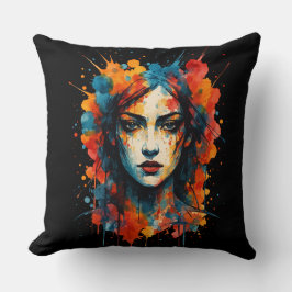 はっきりした式：モーションのアート クッション