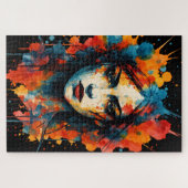 はっきりした式：モーションのアート ジグソーパズル (横)