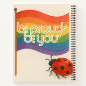 はっきりした式LGBTQおよびプライド ノートブック (裏面)