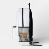はっきりした式LGBTQおよびプライド プリントバックパック (右)