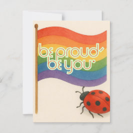 はっきりした式LGBTQおよびプライド ポストカード