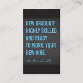 はっきりした引用文テクスチャライン 名刺 (正面)