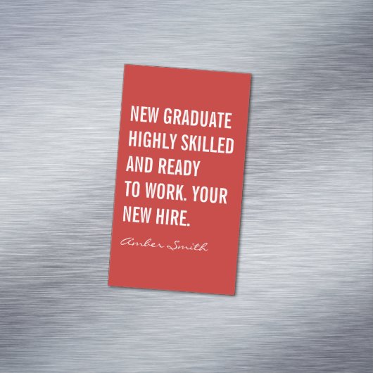 はっきりした引用文 マグネット名刺 (インサイチュ)