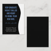 はっきりした引用文 名刺 (正面/裏面)