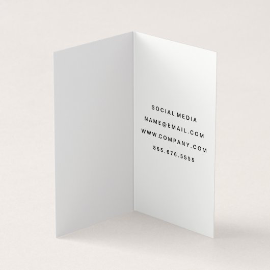 はっきりした引用文 名刺 (内部)