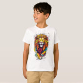 はっきりした強力な芸術的Tシャツ Tシャツ (正面フル)
