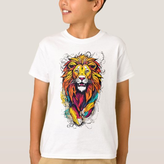 はっきりした強力な芸術的Tシャツ Tシャツ (正面)