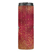 はっきりした感動的引用文付フローラデザイン タンブラー (裏面)