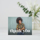 はっきりした感謝してい君のシンプル写真 ポストカード (スタンド正面)