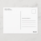 はっきりした感謝してい君のシンプル写真 ポストカード (裏面)