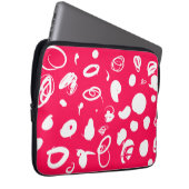 はっきりした抽象デザイン電子バッグ ラップトップスリーブ (正面右)