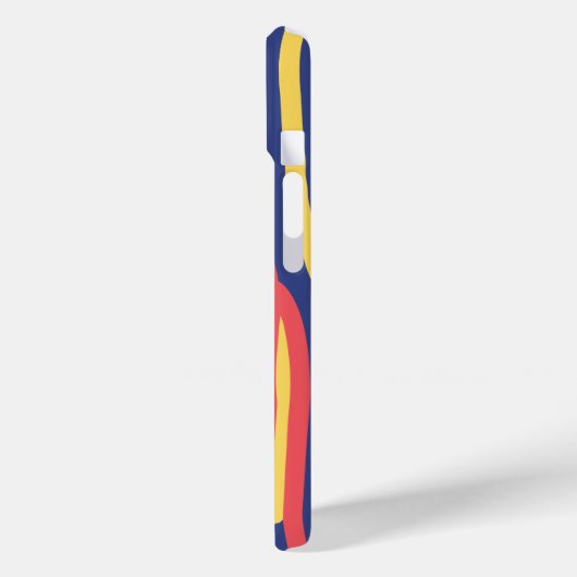 はっきりした抽象芸術ブラッモダンク Case-Mate iPhoneケース (裏面 / 左)