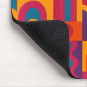 はっきりした抽象芸術マウスパッド – フィリフローパターン マウスパッド (コーナー)