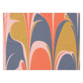 はっきりした抽象芸術大理石グラフィックデザイン絵画ズ テーブルクロス (正面(横))