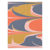 はっきりした抽象芸術大理石グラフィックデザイン絵画ズ テーブルクロス (正面)