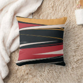 はっきりした抽象芸術幾何学模様 クッション (ブランケット)