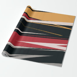 はっきりした抽象芸術幾何学模様 ラッピングペーパー