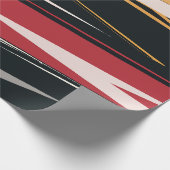 はっきりした抽象芸術幾何学模様 ラッピングペーパー (角)