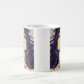 はっきりした抽象芸術 コーヒーマグカップ (中央)