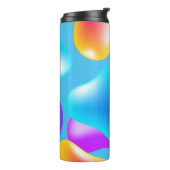 はっきりした抽象芸術 タンブラー (回転左)