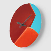 はっきりした抽象芸術 ラージ壁時計 (傾斜)