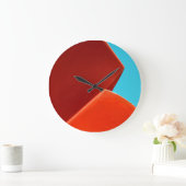 はっきりした抽象芸術 ラージ壁時計 (ホーム)