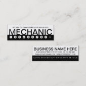 はっきりした整備士顧客ロイヤリティ ロイヤリティカード (正面/裏面)