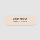 はっきりした文字スタイリッシュプロフェッショナル 名札 (正面)