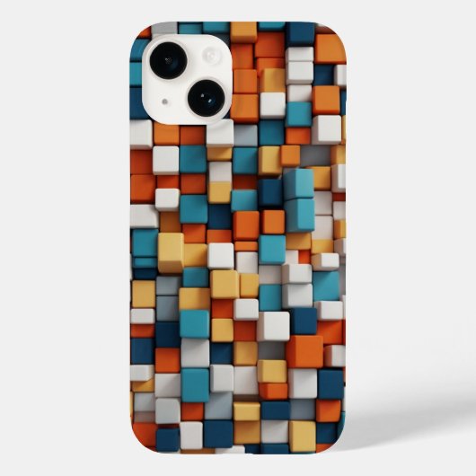 はっきりした方形 Case-Mate iPhoneケース (裏面)