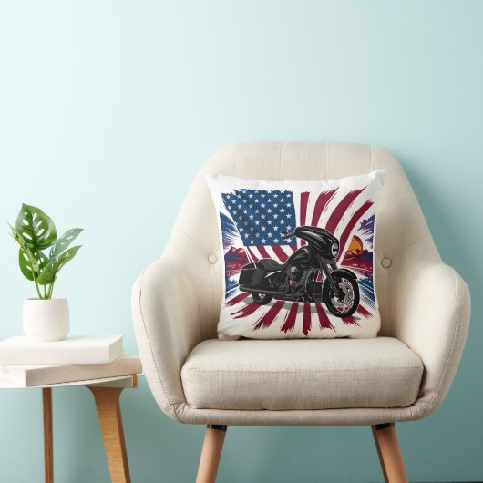 はっきりした旗鮮やか付き自転車 クッション (椅子)