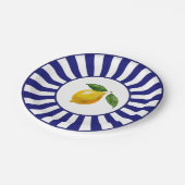はっきりした日が差すことウォーター色レモイタリアンン ペーパープレート (アングル)