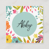 はっきりした明るいフローラ エンクロージャーカード (正面)