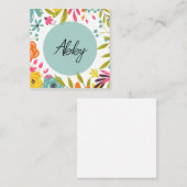 はっきりした明るいフローラ エンクロージャーカード (正面/裏面)