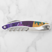 、はっきりした明るい、カラフルの抽象芸術の落書きの芸術 ソムリエナイフ (裏面)