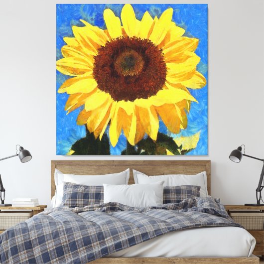 はっきりした明芸術的るい キャンバスプリント (インサイチュ (寝室))